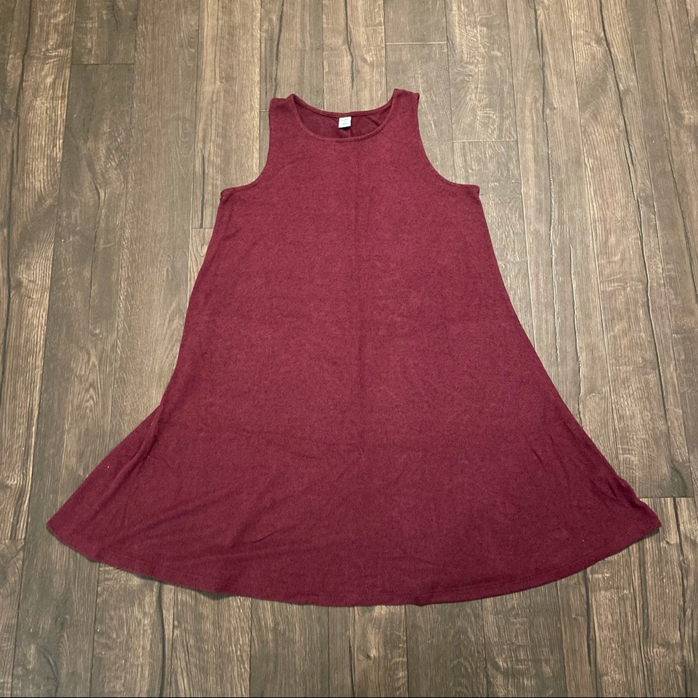 Burgundy Sleeveless Dress | Old Navy